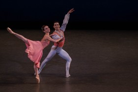 Mary Carmen Catoya with Renato Penteado in Balanchine's Tchakovsky Pas de Deux